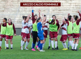 Orobica-Arezzo 1-2: Vicchiarello e Paganini in rete, ribaltato il risultato nella ripresa