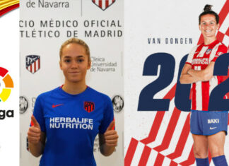 Lundkvist e Van Dongen: una novità e una conferma per l’Atlético Madrid Hanna Lundqvist e Merel Van Dongen, Atlético Madrid