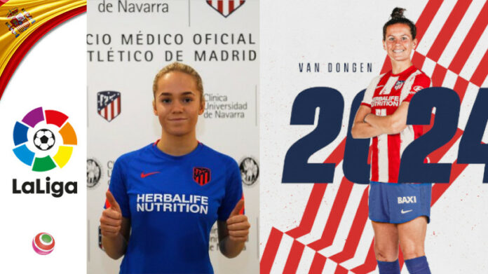PrimeraDivision-Femenina-2021-AtleticoMadrid-Hanna_Lundqvist-Merel_Van_Dongen Hanna Lundqvist e Merel Van Dongen, Atlético Madrid