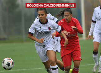 Serena Racioppo, mezz’ala del Bologna, fotografa assieme a noi questa prima fase della sua squadra