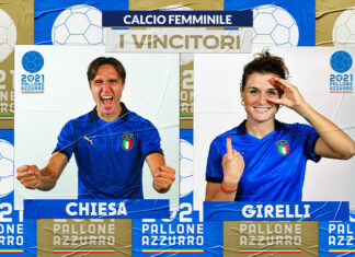 Pallone Azzurro 2021: vincono Federico Chiesa e Cristiana Girelli!