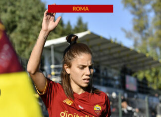 Le lupacchiotte della Roma a Pomigliano per onorare la carica di detentrici della Coppa Italia