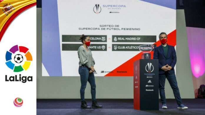Laura del Rio e Jorge Vilda, sorteggio semifinali Supercoppa di Spagna 2022
