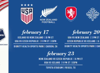 Settima SheBelieves Cup: presenti Islanda, Nuova Zelanda, Repubblica Ceca e Stati Uniti