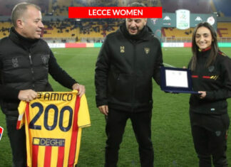 Serena D’Amico, Lecce Women: premiata la punta salentina per le 200 reti in giallorosso