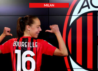 Celeste Boureille è una giocatrice del Milan