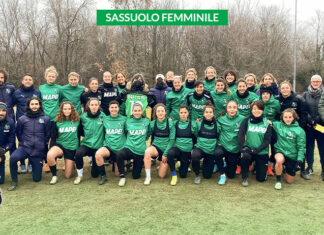 La C.T. della Nazionale Femminile Milena Bertolini in visita alle neroverdi