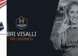 La centrocampista Bri Visalli rinnova con Houston Dash