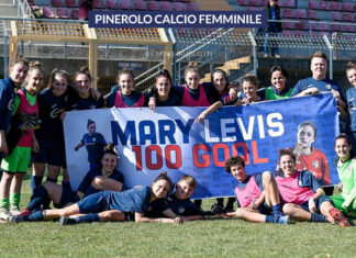 Il Pinerolo fa tre gol al Perugia, e Maria Speranza Levis arriva a quota cento