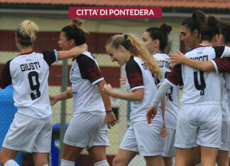 Il Pontedera torna a festeggiare, facendo quattro gol al Caprera
