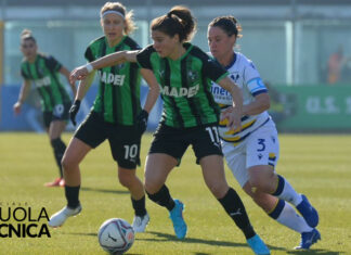 “A scuola di tecnica”: il gol di Sofia Cantore in Sampdoria-Sassuolo