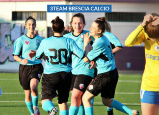 La 3Team Brescia Calcio batte 3-1 il Cesano Boscone, ma scende anche in campo contro la guerra