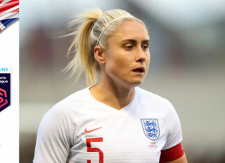 Steph Houghton, difensore del Manchester City e dell’Inghilterra è pronta per il rientro dopo l’intervento al tendine di Achille