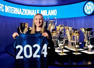 L’Inter e Henrietta Csiszár insieme