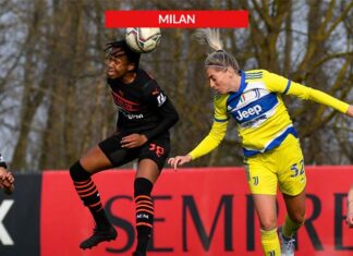 Il Milan Sabato 19 Marzo a Roma contro le giallorosse per giocarsi il tutto e per tutto e per rimanere al secondo posto che vale l’Europa