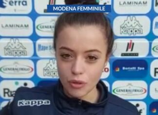 Daniela Perna, Modena: “Felice per il mio esordio dal primo minuto e per la rete siglata”
