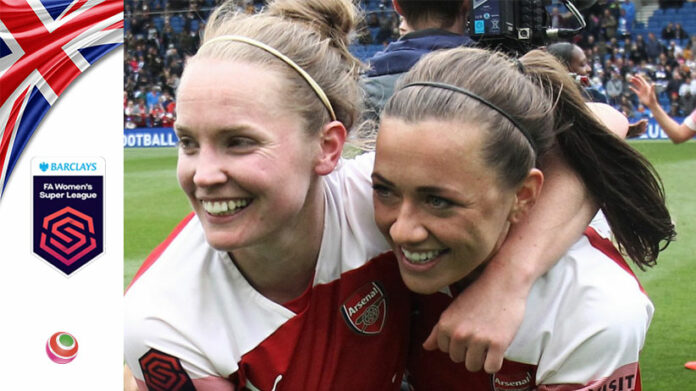 FAWomens-SuperLeague-2020-Arsenal-festeggia-la-vittoria-in-campo