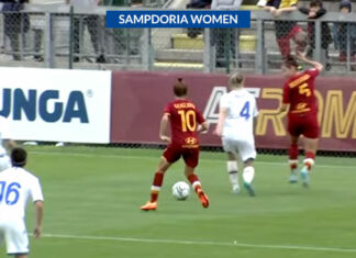 Una Roma forza 8 piega la Sampdoria Women: trasferta da incubo per le blucerchiate