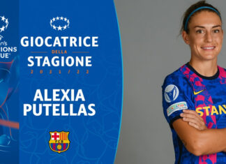 Alexia Putellas è la migliore giocatrice della UEFA Women’s Champions League 2021/22