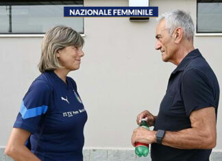 Primo giorno di lavoro a Castel di Sangro: le Azzurre hanno ricevuto la visita del presidente Gravina