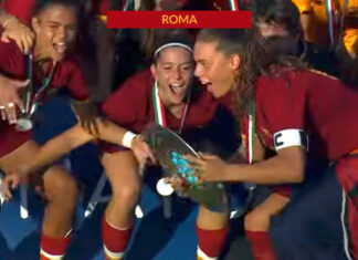 Eleonora Pacioni, AS Roma: “Contentissima per il gol e soprattutto per il terzo scudetto consecutivo”