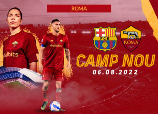 La Roma affronterà il Barcellona il 6 agosto nel trofeo Gamper
