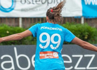 Evdokija Popadinova, Napoli Femminile: “Ogni viaggio ha una fine, hai lasciato un segno nel mio cuore e non lo dimenticherò mai”