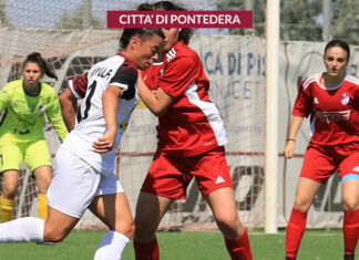 Pontedera: successo in trasferta sul Planu, tripletta per Iannella