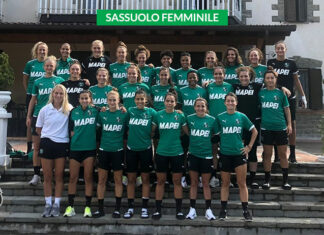 Sassuolo in ritiro, fino a venerdì, al Martelli Sport Village a Montefiorino