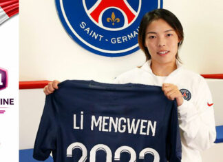 Il Paris Saint Germain conferma l’innesto di Li Mengwen