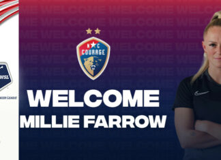 L’inglese Millie Farrow al North Carolina Courage