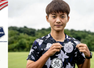 La stella della nazionale cinese Wang Shuang al Racing Louisville FC