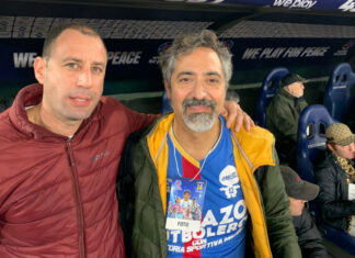 La seconda parte dell’intervista esclusiva a Diego Guacci: l’Osservatorio per le false denunce Diego Guacci e Vito José Arena, Partita per la Pace, Roma, 14 novembre 2022