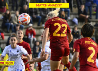 Roma vs Sampdoria Women: un netto predominio territoriale e nel possesso palla regala alle giallorosse i 3 punti contro le blucerchiate