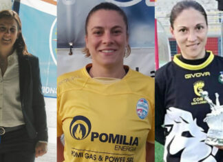 Rappresentativa Regionale Campania: nello staff tecnico Valentina De Risi, Giulia Olivieri e Ilaria Del Pizzo
