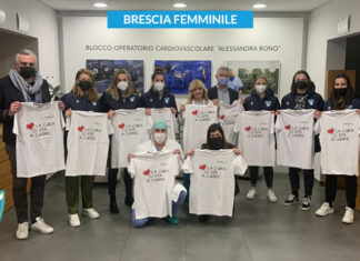 Il Brescia Femminile per la campagna di vaccinazione HPV