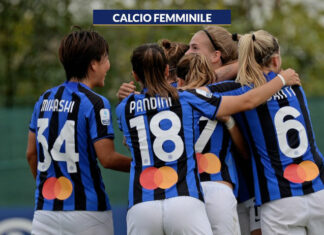 Serie A TIM: l’Inter vince in rimonta e sorpassa la Fiorentina al terzo posto. Sassuolo, 2-0 al Pomigliano in trasferta