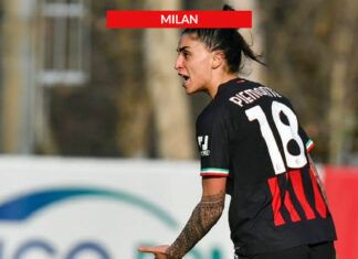 Milan: un gol di Martina Piemonte decide l’1-0 sulla Roma nel primo atto di Coppa Italia Femminile