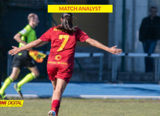 Como-Roma: ottavo goal per Andressa che va in rete per la quinta gara di fila