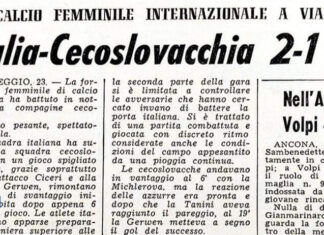 La nostra Nazionale di Calcio Femminile compie quest’oggi 55 anni!