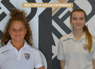Real Meda saluta le giocatrici Rosanna Avendato e Giulia Giuriani