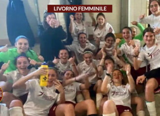 Livorno: la gioia del club per la promozione in Serie C