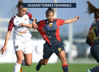Torres battuta dal Genoa: tre goal in quattro minuti stroncano la striscia positiva delle sarde