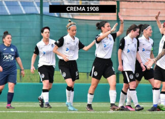 Crema 1908 mette ko il Brugherio con un pokerissimo, le cremine restano al terzo posto