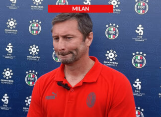 Davide Corti, tecnico del Milan primavera dopo la sconfitta contro la Roma, afferma: “Rimane il rammarico di aver perso alcune occasioni”