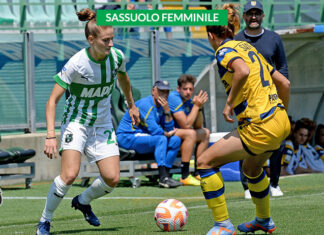 Valeria Monterubbiano, Sassuolo: “Sempre bello vedere come la gioia di un gol venga condivisa dalla squadra”