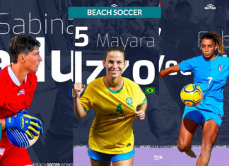 Cagliari Beach Soccer: annunciate Sabina Radu, Fabiana Vecchione e Mayara Izzo