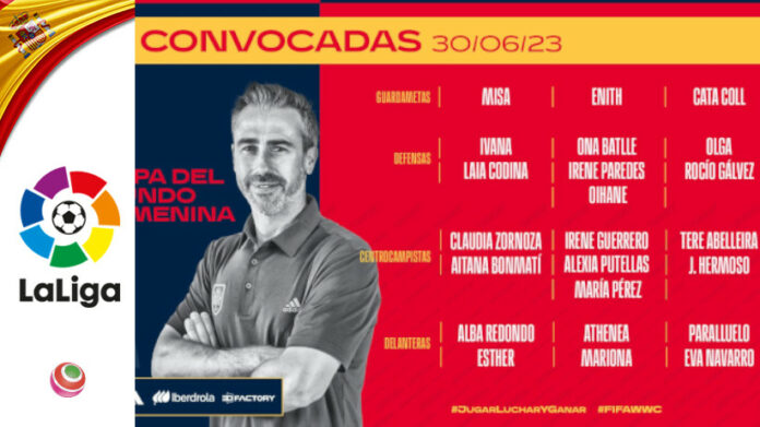 Spagna convocate Nazionale femminile Mondiale 2023