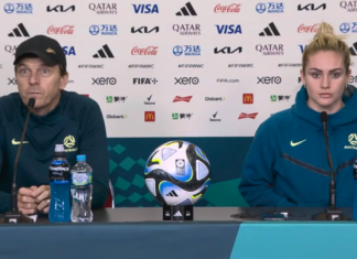 Conferenza stampa di Ellie Carpenter e Tony Gustavsson alla vigilia di Australia-Francia