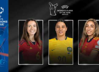 Annunciate le tre candidate al premio UEFA Women’s Player of the Year 2022/23: Aitana Bonmatí, Olga Carmona, Sam Kerr